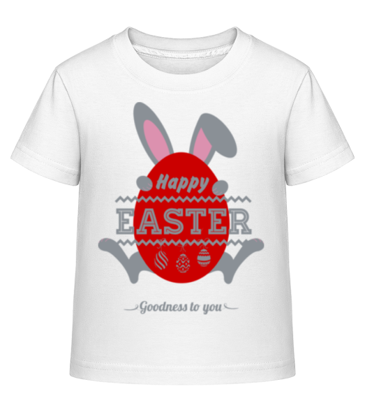Happy Easter Logo - T-shirt shirtinator Enfant - Blanc - Devant