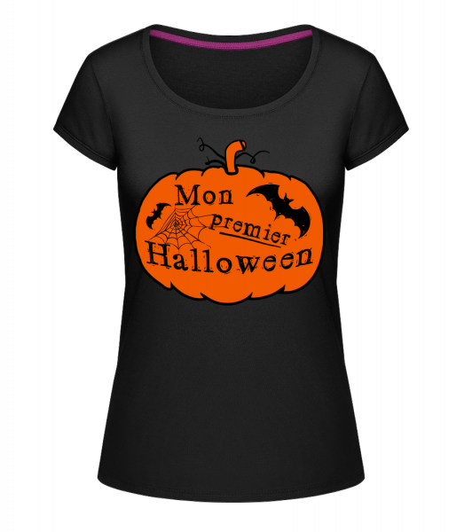 Mon Premier Halloween - T-shirt à col rond Megan - Noir - Vorn