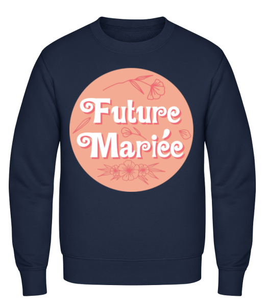 Future Mariée - Sweatshirt Homme - Bleu marine - Devant