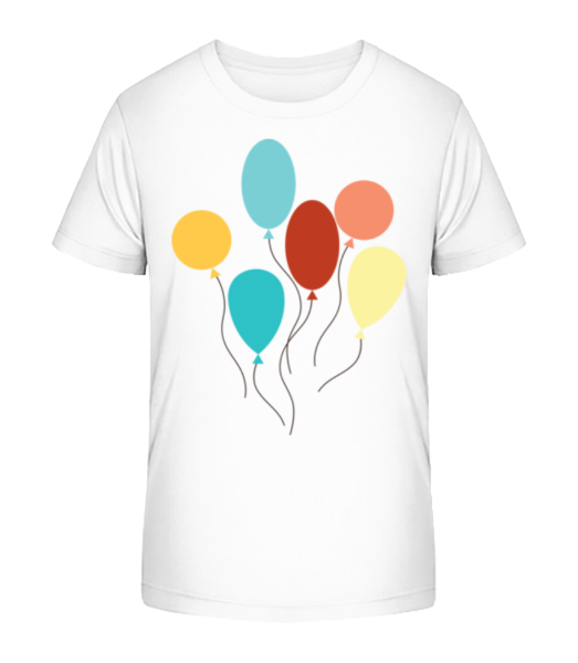 Beaucoup De Ballons - T-shirt bio Enfant Stanley Stella - Blanc - Devant