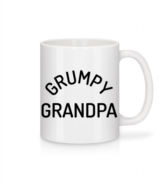 Grumpy Grandpa - Mug en céramique blanc - Blanc - Vorn