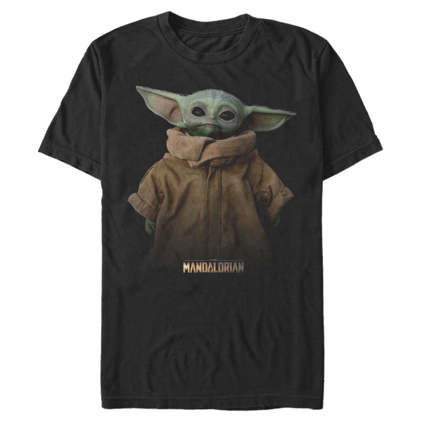 Star Wars - The Mandalorian - The Child Full Size - Homme T-shirt - Noir - Devant