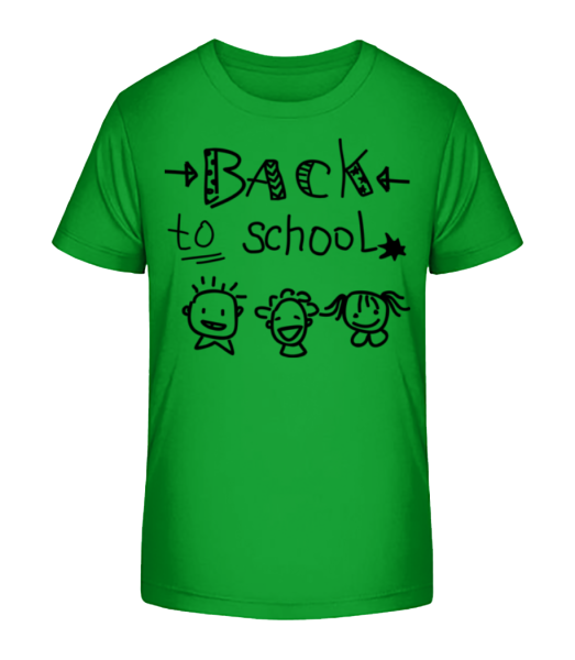 Back To School - T-shirt bio Enfant Stanley Stella - Vert - Devant