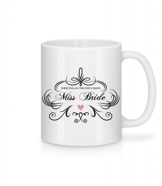 Miss Bride - Mug en céramique blanc - Blanc - Vorn
