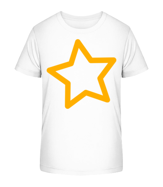 Étoile Simple - T-shirt bio Enfant Stanley Stella - Blanc - Devant