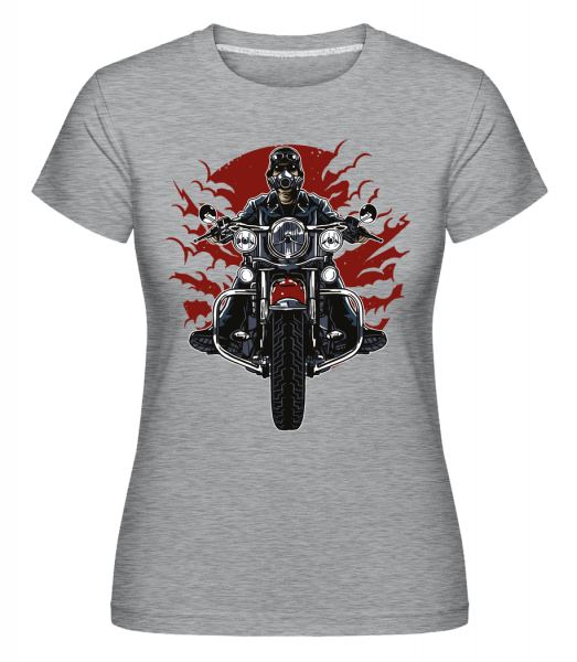 Wild Biker -  T-shirt Shirtinator femme - Gris chiné - Vorn