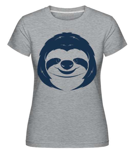 Visage Doux Indolence -  T-shirt Shirtinator femme - Gris bruyère - Vorn