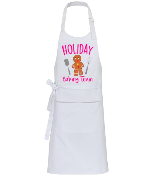 Holiday Baking Team - Tablier professionnel - Blanc - Devant