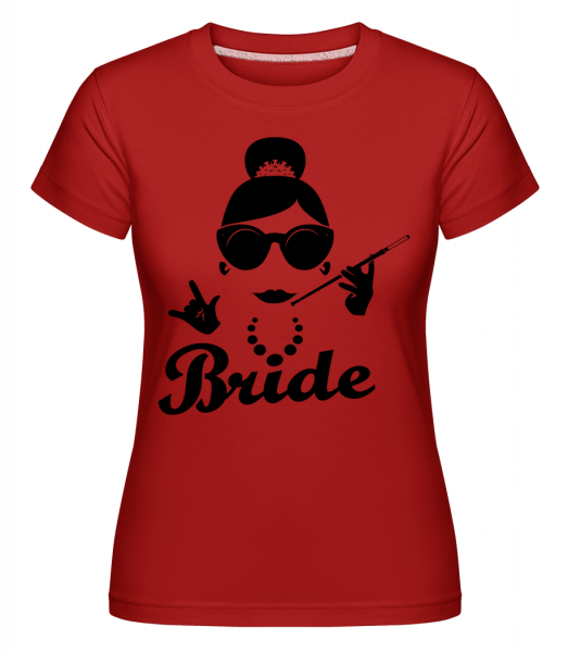 Bride -  T-shirt Shirtinator femme - Rouge - Vorn