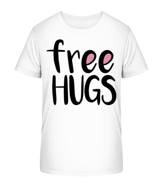Free Hugs - T-shirt bio Enfant Stanley Stella - Blanc - Devant