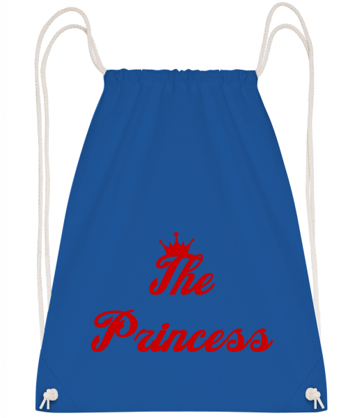 The Princess - Sac à dos Drawstring - Bleu royal - Vorn