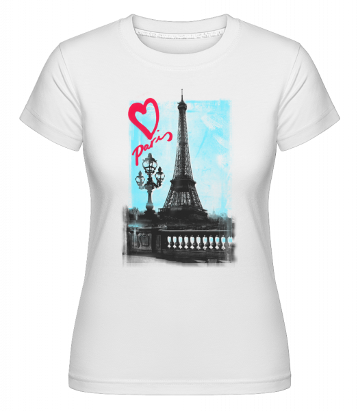 Amour Parisien -  T-shirt Shirtinator femme - Blanc - Vorn