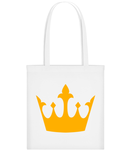 Queen's Crown Yellow - Tote Bag - Blanc - Devant
