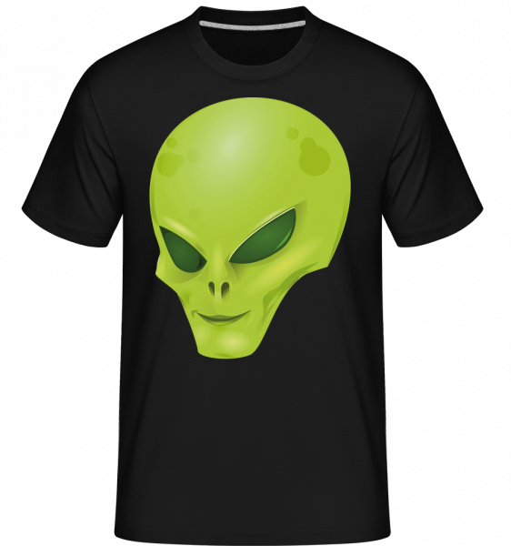 Tête D'Alien -  T-Shirt Shirtinator homme - Noir - Vorn