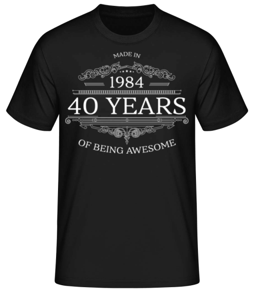Made In 1984 - T-shirt standard Homme - Noir - Devant