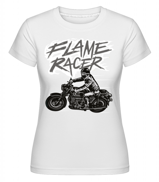 Flame Racer -  T-shirt Shirtinator femme - Blanc - Vorn