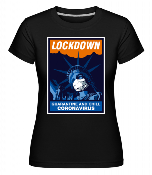 Liberty Lockdown -  T-shirt Shirtinator femme - Noir - Vorn