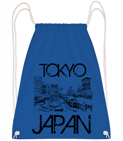 Tokyo Japan - Sac à dos Drawstring - Bleu royal - Vorn