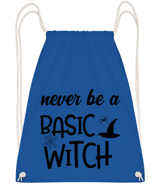Never Be A Basic Witch - Sac à dos sport - Bleu royal - Vorn