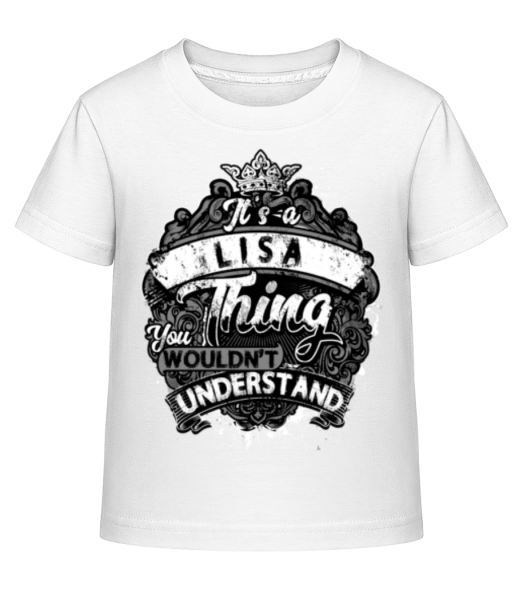 It's A Lisa Thing - T-shirt shirtinator Enfant - Blanc - Devant