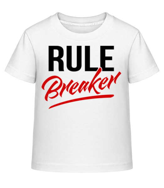Rule Breaker - T-shirt shirtinator Enfant - Blanc - Devant