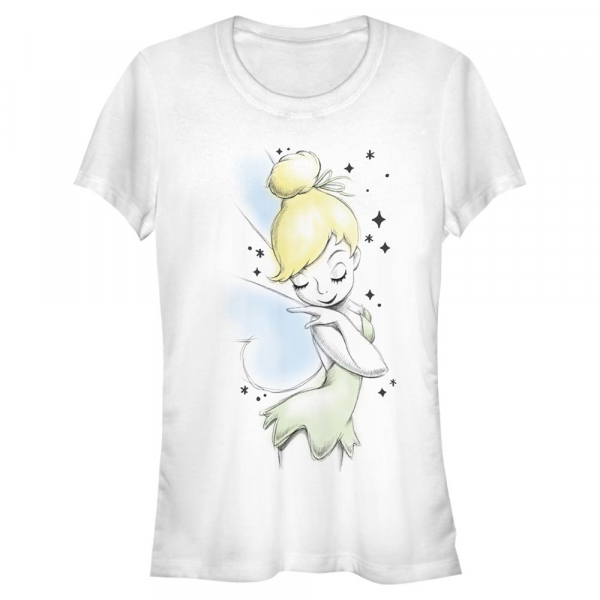 Disney - Peter Pan - Tinker Bell Tink Sketch - Femme T-shirt - Blanc - Devant