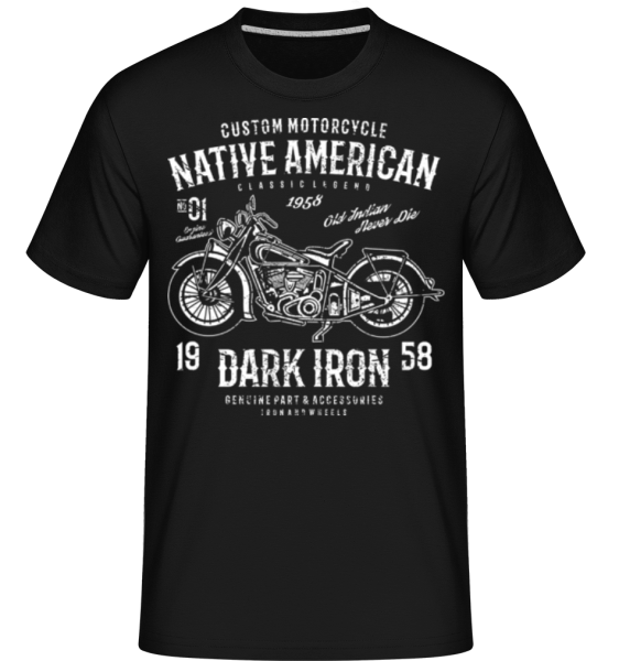 Dark Iron -  T-Shirt Shirtinator homme - Noir - Devant