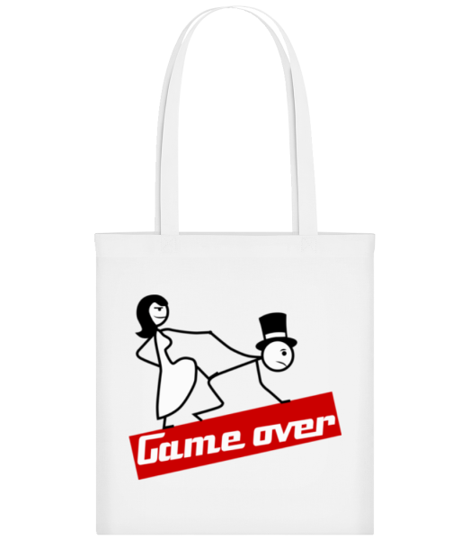 Game Over - Tote Bag - Blanc - Devant