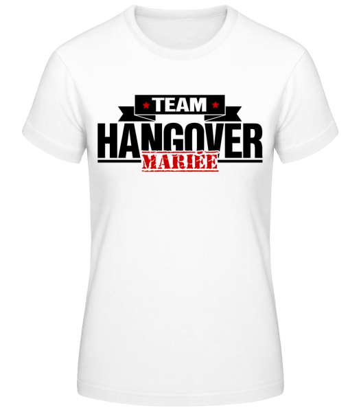 Team Hangover Mariée - T-shirt standard Femme - Blanc - Vorn