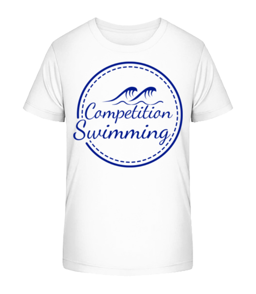 Competition Swimming - T-shirt bio Enfant Stanley Stella - Blanc - Devant