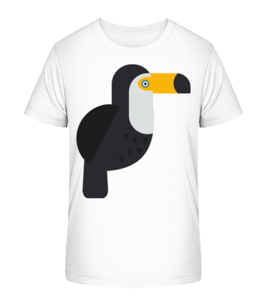 Toucan Image - T-shirt bio Enfant Stanley Stella - Blanc - Devant