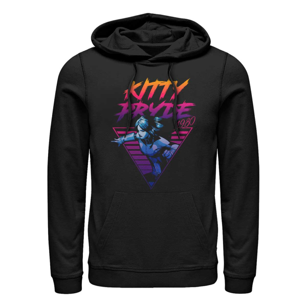 Marvel - X-Men - Kitty Pryde Neon - Unisex Sweat à capuche - Noir - Devant