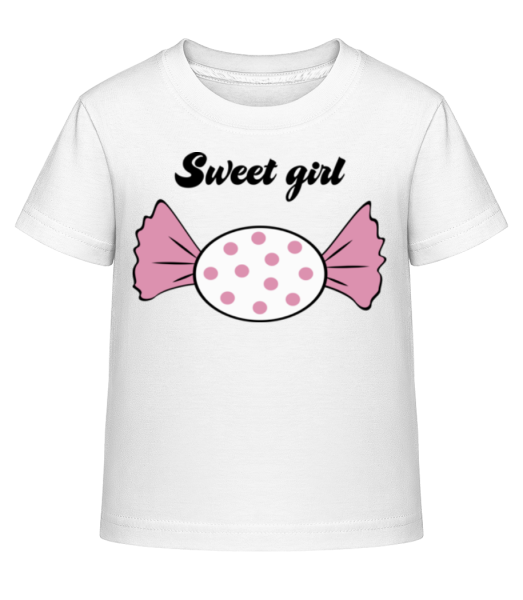 Sweet Girl - Bonbon - T-shirt shirtinator Enfant - Blanc - Devant