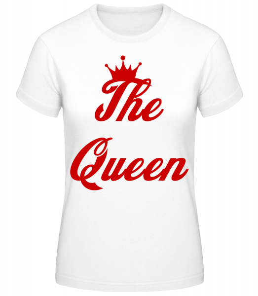 The Queen - Basic T-Shirt - Blanc - Vorn