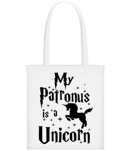 My Patronus Is A Unicorn - Tote Bag - Blanc - Devant