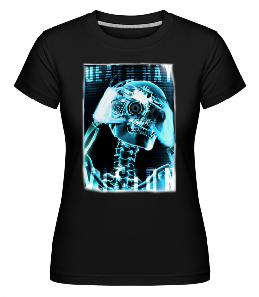 Squelette Radio -  T-shirt Shirtinator femme - Noir - Vorn