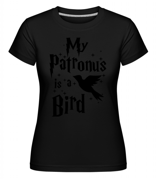 My Patronus Is A Bird -  T-shirt Shirtinator femme - Noir - Vorn