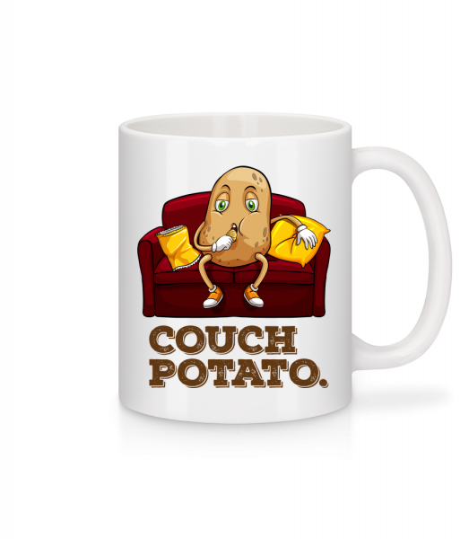 Couch Potato - Mug en céramique blanc - Blanc - Vorn