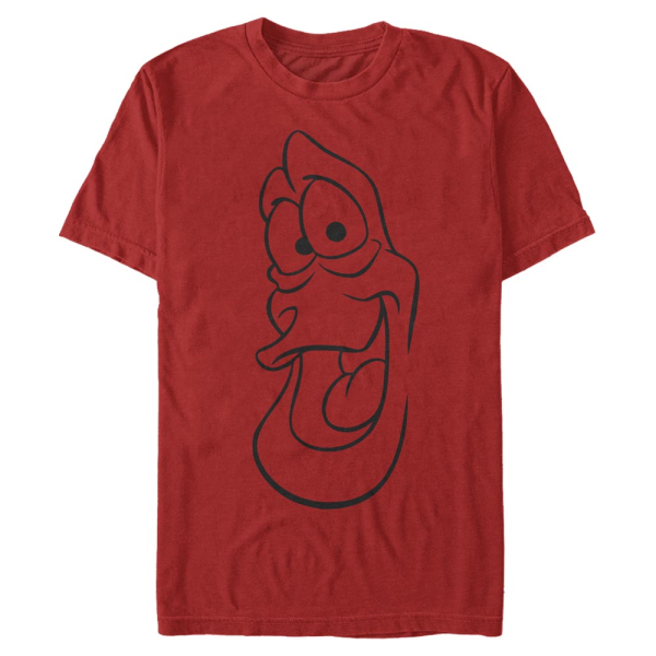 Disney - Ariel La Petite Sirène - Sebastian Big Face - Homme T-shirt - Rouge - Devant