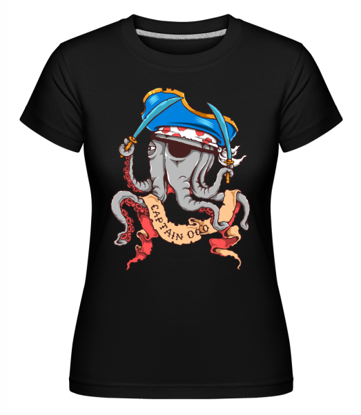 Captain Octo -  T-shirt Shirtinator femme - Noir - Vorn