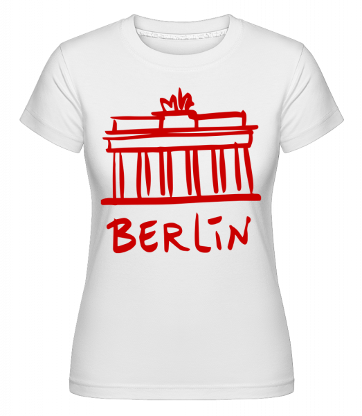 Signe De Berlin -  T-shirt Shirtinator femme - Blanc - Vorn