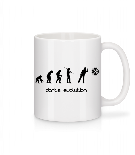 Darts Evolution - Mug en céramique blanc - Blanc - Vorn