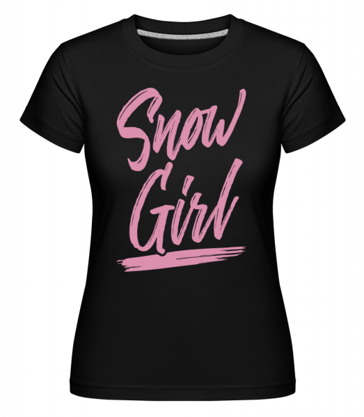 Snow Girl -  T-shirt Shirtinator femme - Noir - Vorn