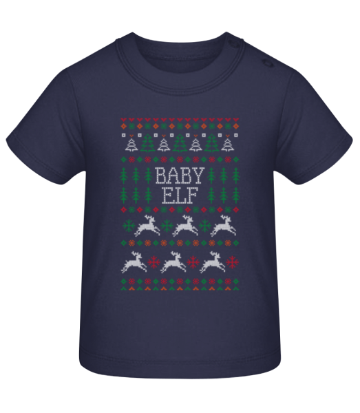 Baby Elf - T-shirt Bébé - Bleu marine - Devant