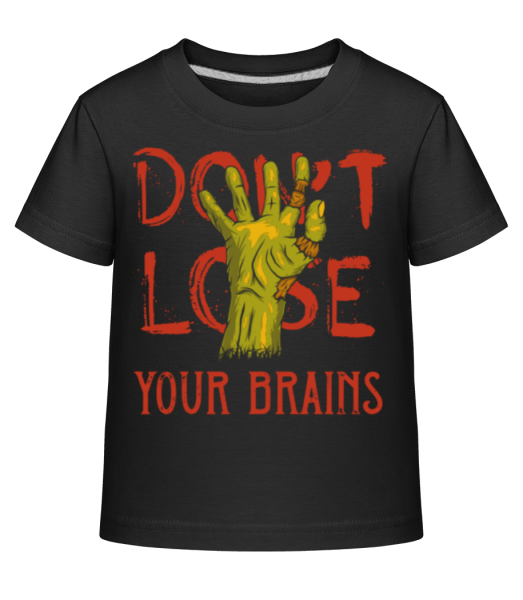 Dont Lose Your Brains - T-shirt shirtinator Enfant - Noir - Devant