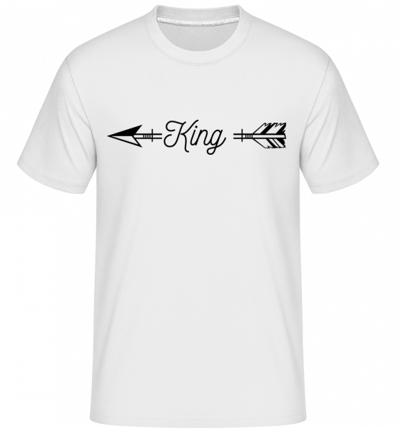 King Flèche -  T-Shirt Shirtinator homme - Blanc - Vorn