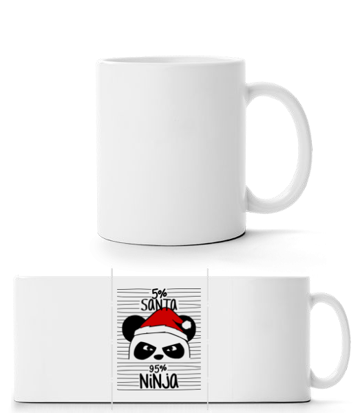 Santa Ninja Panda - Mug panorama - Blanc - Devant