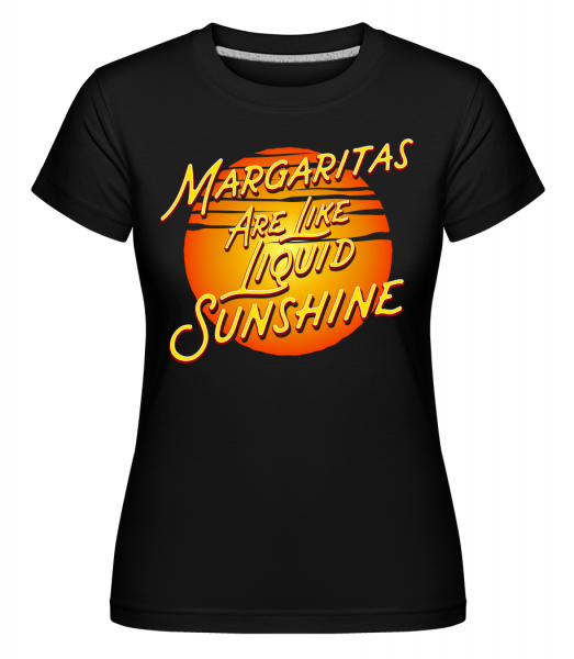 Margaritas Are Liquid Sunshine -  T-shirt Shirtinator femme - Noir - Vorn