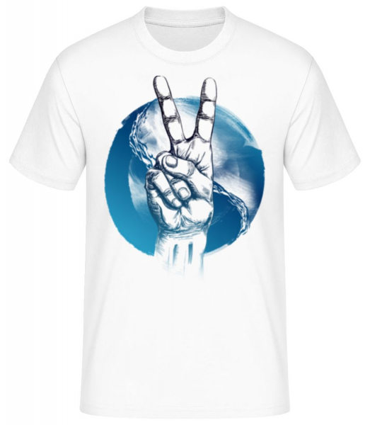 Ocean Peace - T-shirt standard Homme - Blanc - Devant