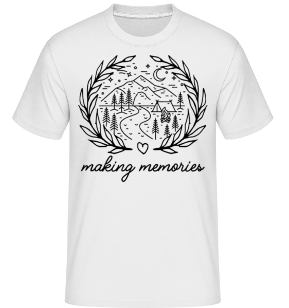 Making Memories -  T-Shirt Shirtinator homme - Blanc - Devant
